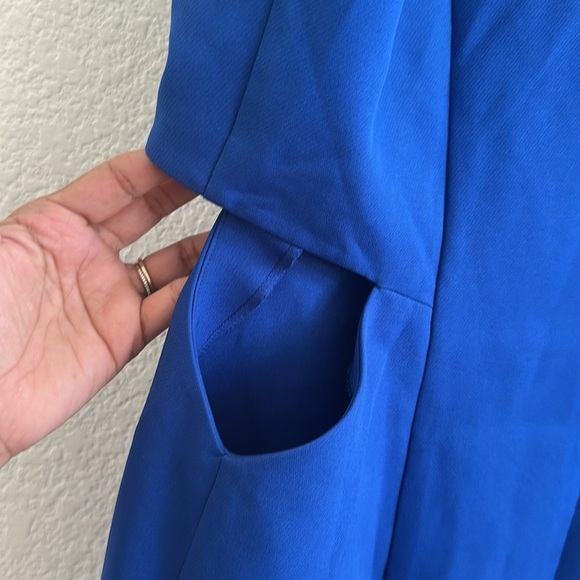 Anthropologie Mare Mare Dress Womens Large Cut Out Shift Cobalt - Picture 8 of 8